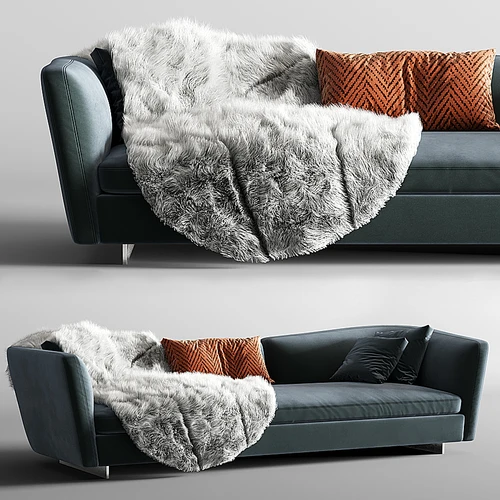 Minotti 现代布艺多人沙发