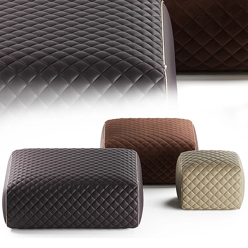 Minotti  皮革沙发凳