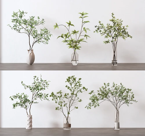现代水生绿植摆件