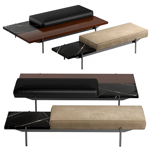 minotti Superquadra 坐垫凳