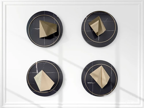 现代立体墙饰挂件3d模型