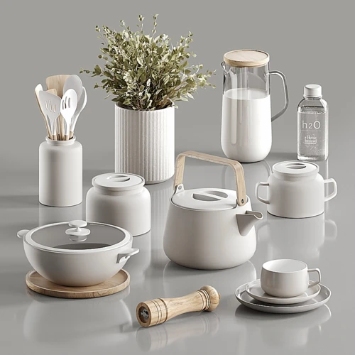 北欧茶壶锅勺厨房器具