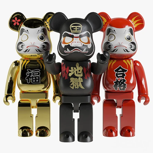 现代暴力熊玩具摆件