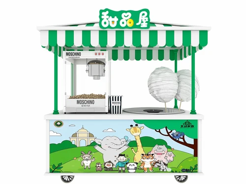 现代棉花糖售货车