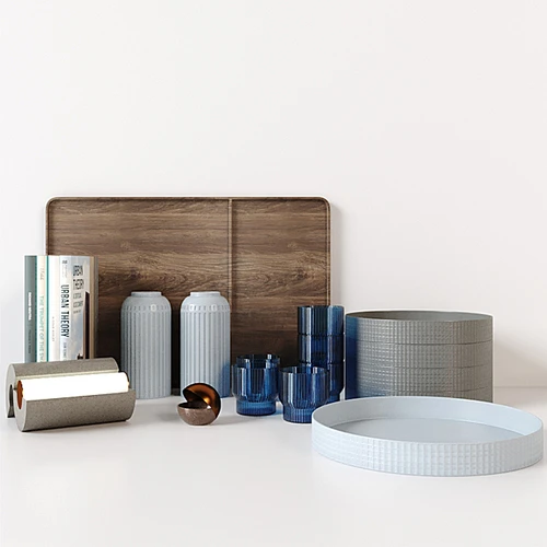 Tableware with books