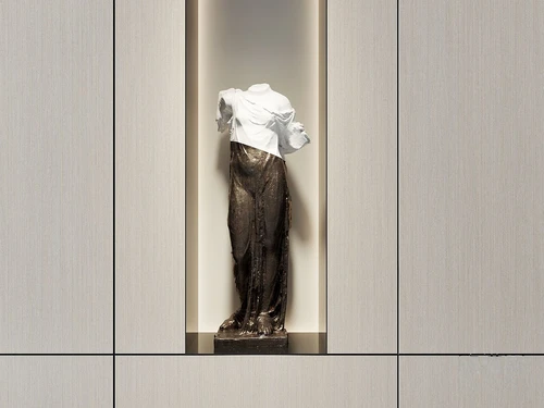 现代艺术人体雕塑3d模型
