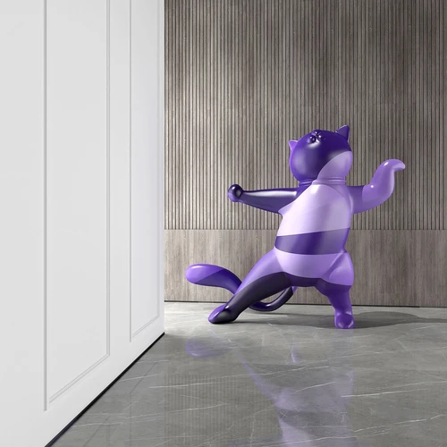 现代动画玩偶雕塑3d模型