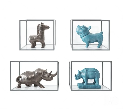 现代动物雕塑摆件3d模型