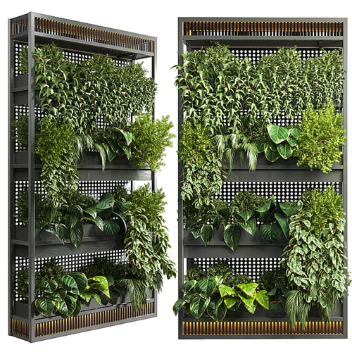 现代绿植盆栽植物架