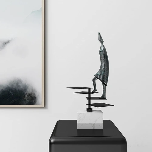 现代人物雕塑3d模型