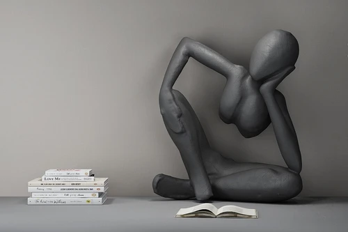 现代人形雕塑3d模型
