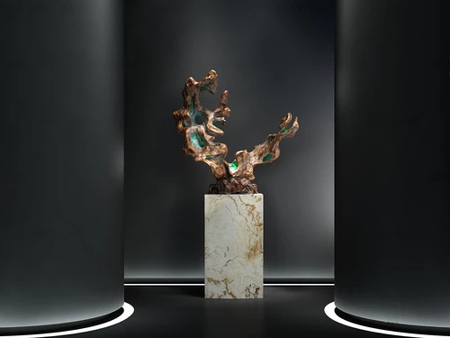 现代艺术雕塑3d模型