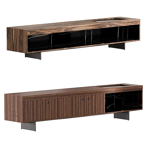 Minotti 实木电视柜