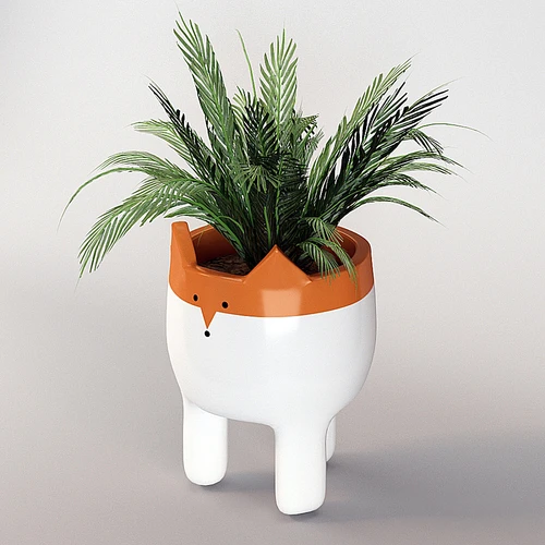 现代植物盆栽