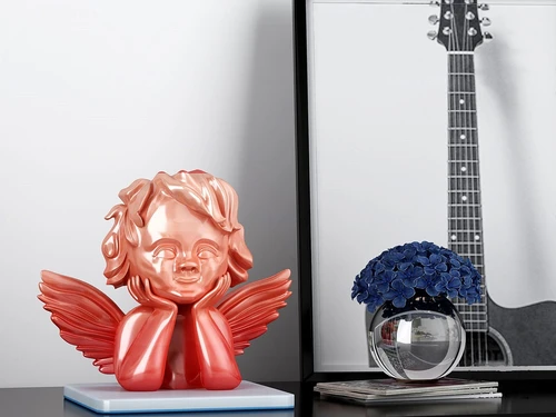 现代天使宝宝雕塑摆件3d模型