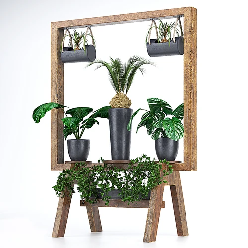 现代绿植盆栽装饰架