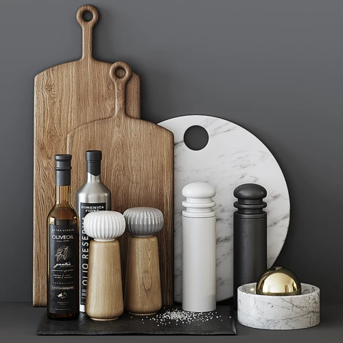 现代砧板调味品