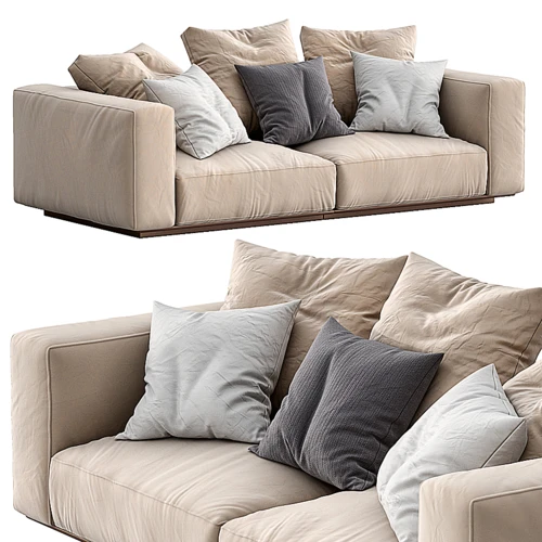 Flexform 布艺双人沙发