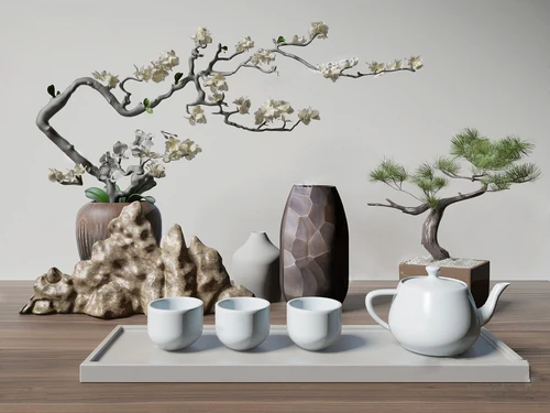 新中式盆景茶具