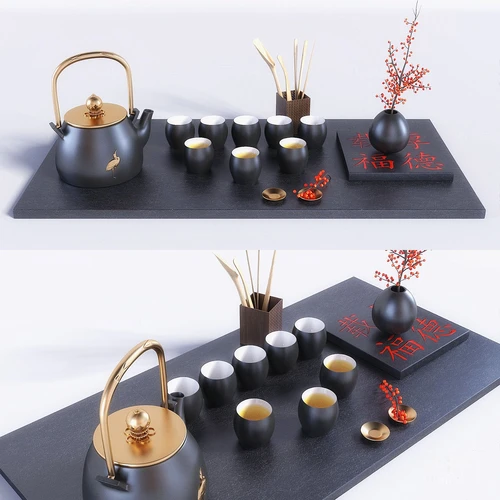 新中式茶盘茶具