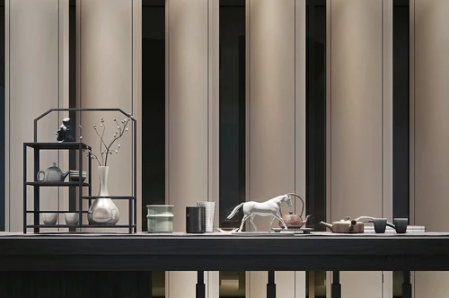 新中式茶桌茶具
