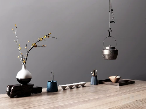 新中式茶具摆件
