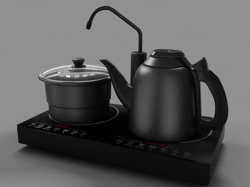 现代自动上水茶台烧水壶