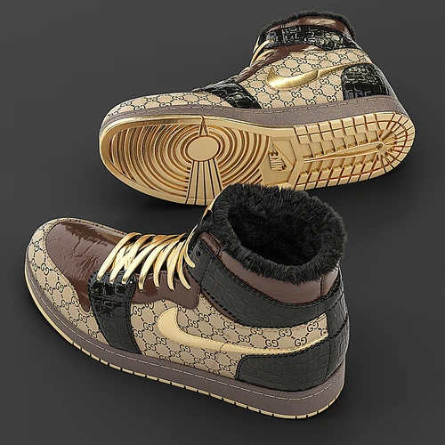 Jordan Gucci 运动鞋