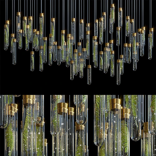 现代水晶管吊灯