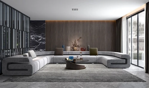 现代客厅沙发组合3d模型