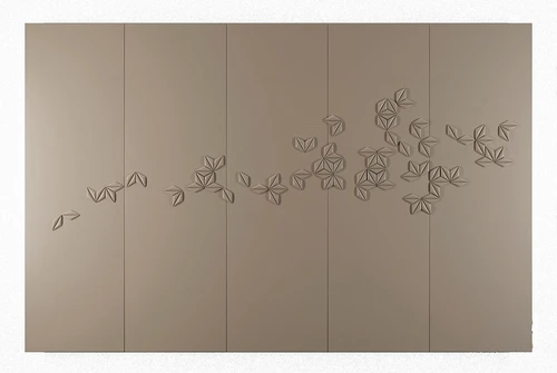 现代皮雕背景墙3d模型