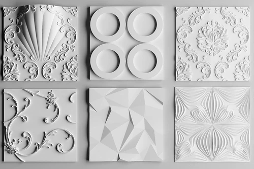 欧式雕花装饰板3d模型