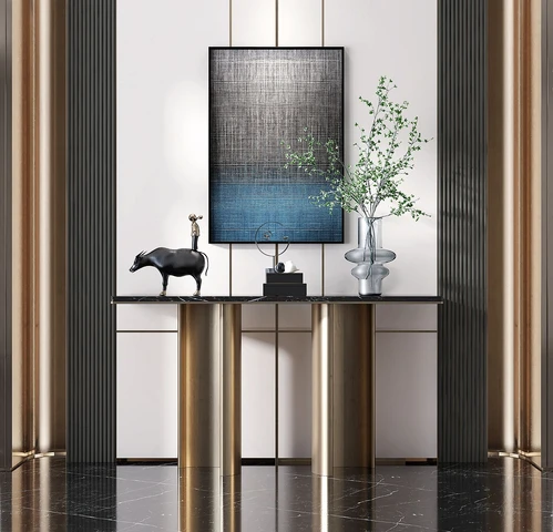 现代轻奢端景条案3d模型