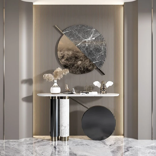 现代大理石端景台3d模型