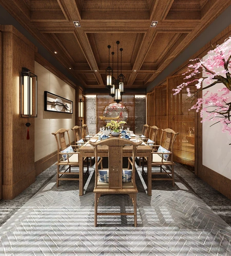 中式餐厅包房