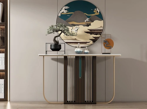 新中式大理石端景台3d模型