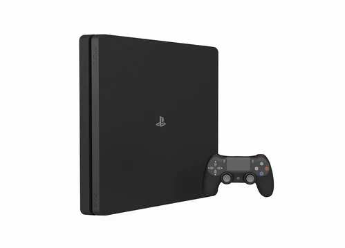 现代简约索尼ps4游戏机