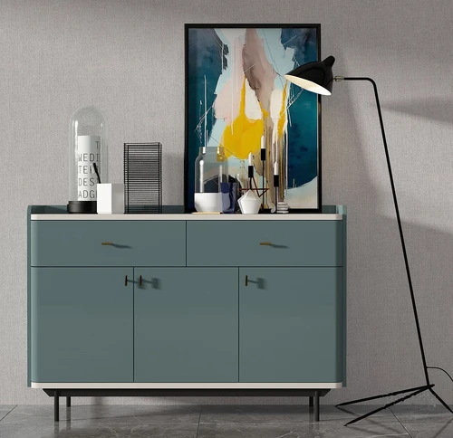 新中式实木餐边柜3d模型