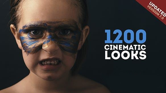 1200组黑白大气INS高对比个性化老电影视频调色AE预设 Cinematic Looks and Color Correction Pack V7