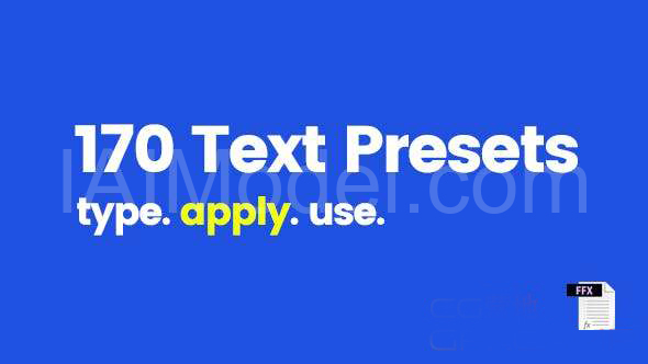 170 Text Presets
