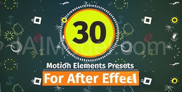 30 Motion Element Presets Pack