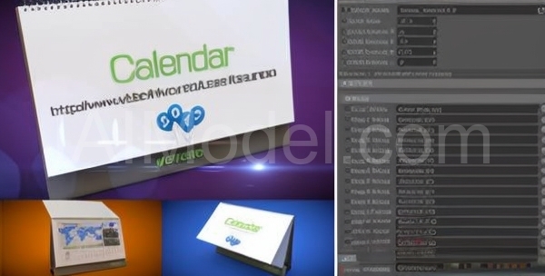 3D Calendar Preset