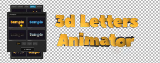 AE三维文字动画脚本 Aescripts 3D Letters Animator V1.0 + 使用教程