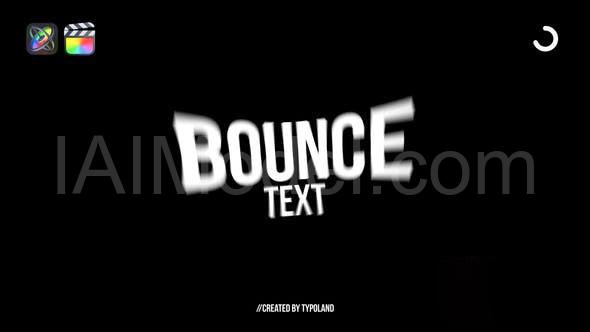 50 Bounce Text Animations
