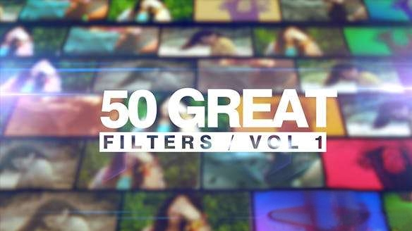 Apple Motion模板-视频调色滤镜预设 50 Great Filters