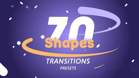 PR预设-70组图形MG动画转场 70 Shapes Transitions Presets