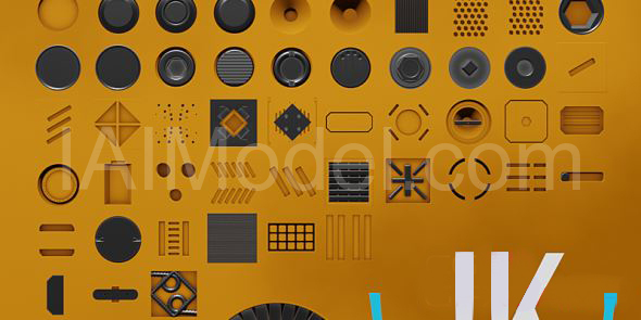 Blender贴画素材