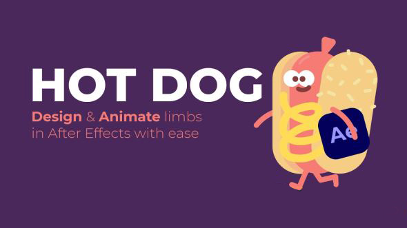AE卡通角色设计绑定动画插件 AESweets HotDog v1.1.4 Win/Mac