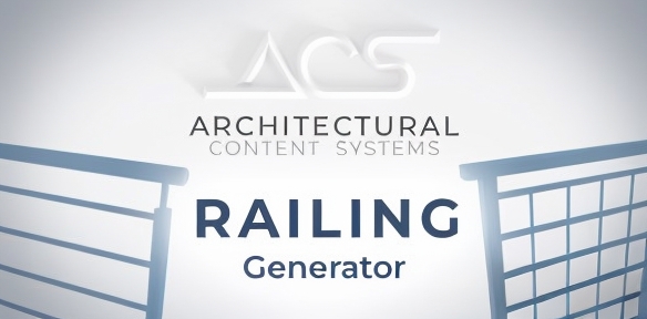 Blender栏杆围栏节点生成器 ACS – Railing Generator