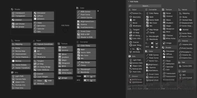 Blender节点菜单插件 Add Node Panel Menu V1.1.3